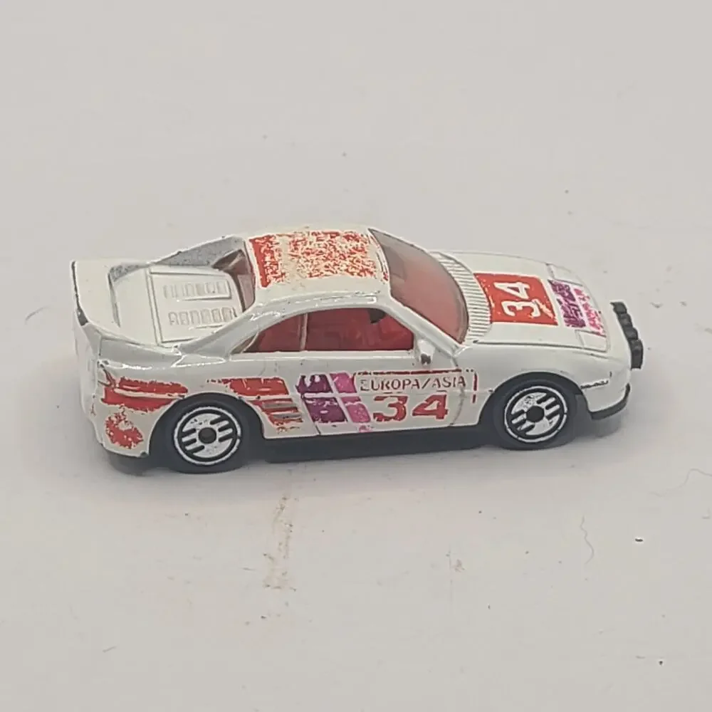 Vintage HOT WHEELS White TOYOTA MR2 RALLY 1/64 Diecast Ultra Hots